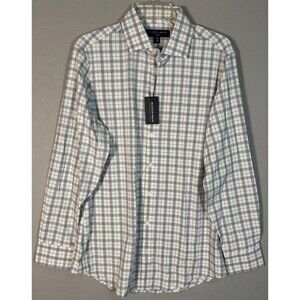 NWT Mizzen Main Leeward Shirt Mens M Trim Fit White Performance